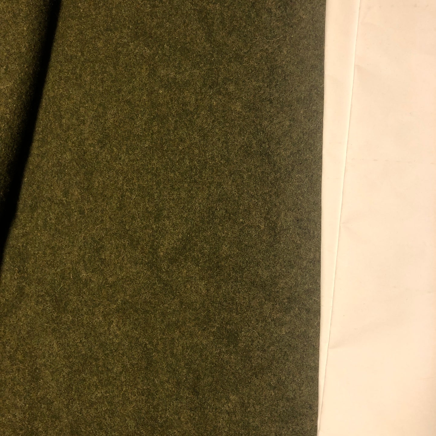 Wool Fabric - Green Blanket Weight