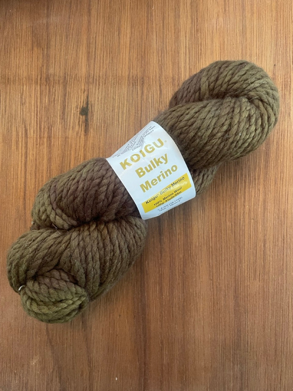 Koigu Bulky Merino Wool Green