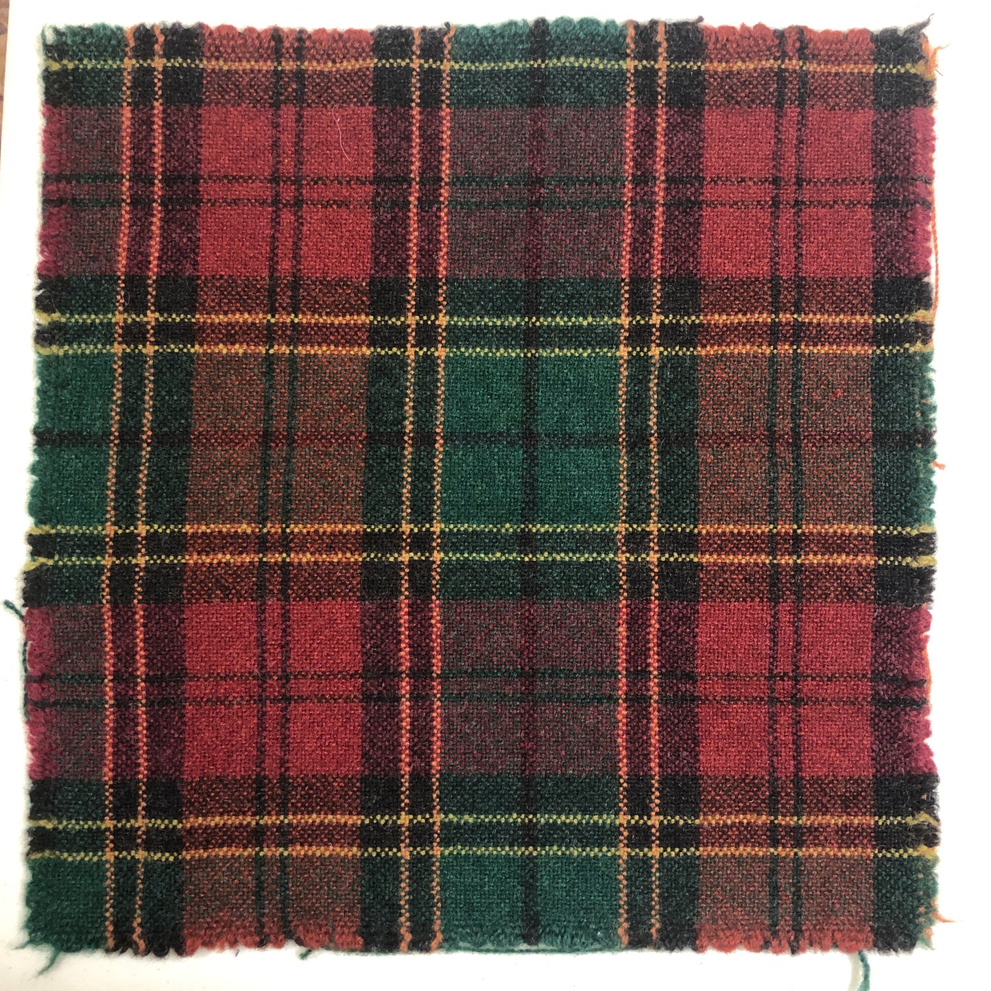 Christmas Wool Fabric Squares