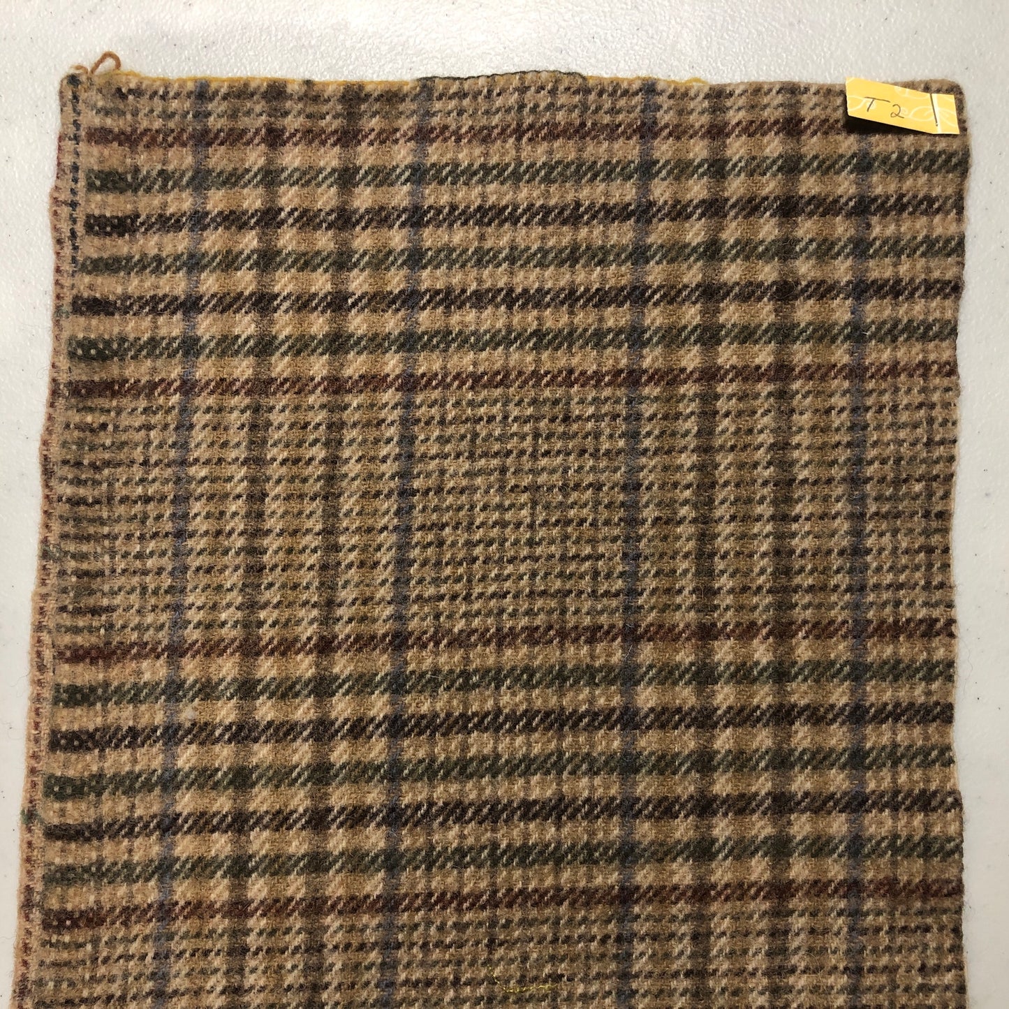 Wool Brown Pieces 10 x 18 inches