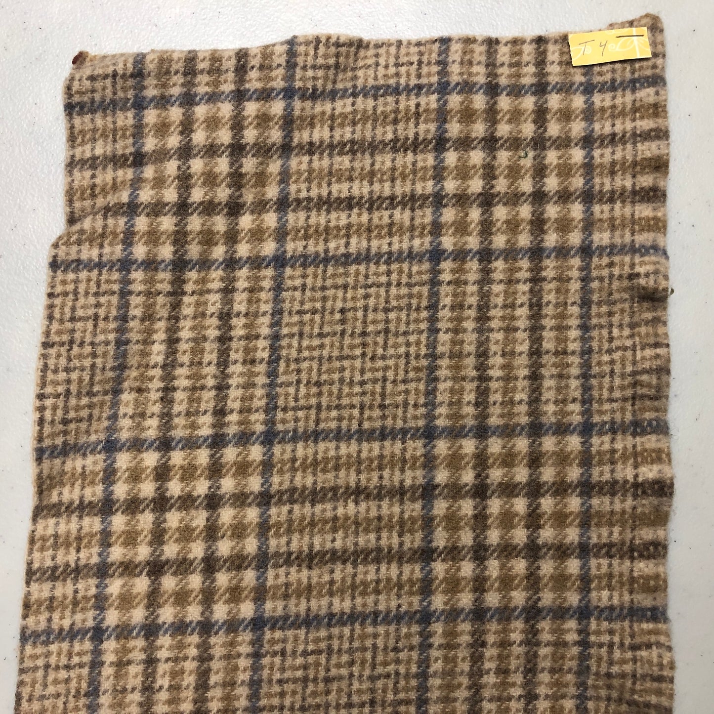 Wool Brown Pieces 10 x 18 inches