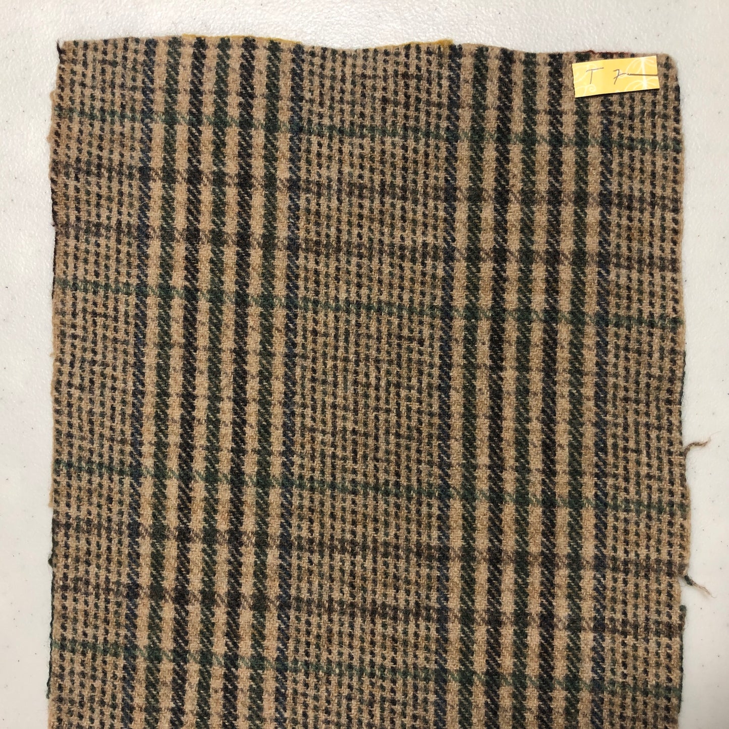 Wool Brown Pieces 10 x 18 inches