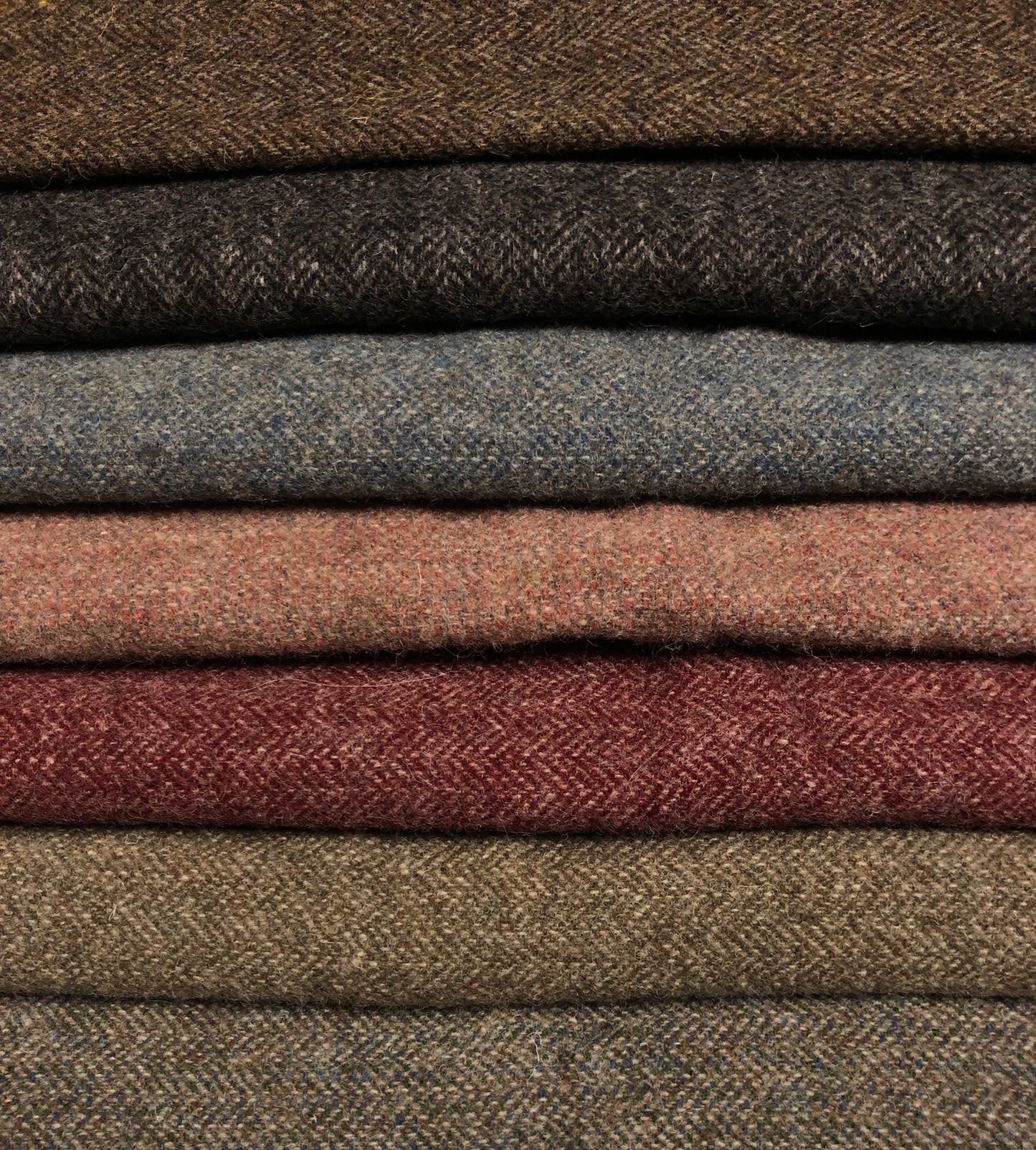Wool Fabric  - Tweed Bundle - 7 colours