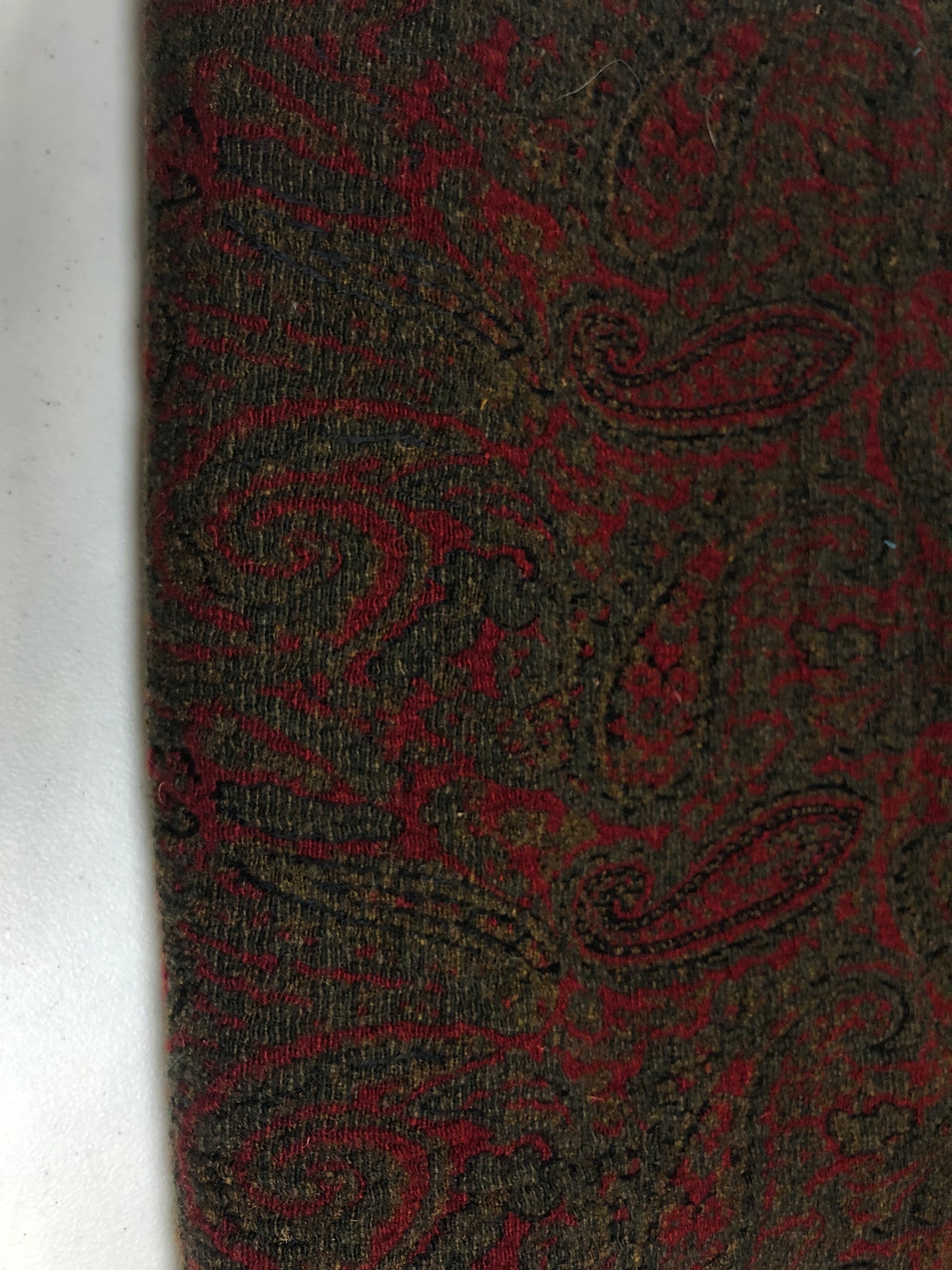 Brown Red Upholstery Fabric