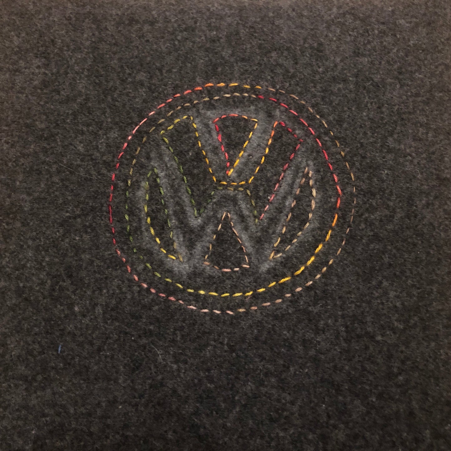 Handmade VW Wool Chair Pad