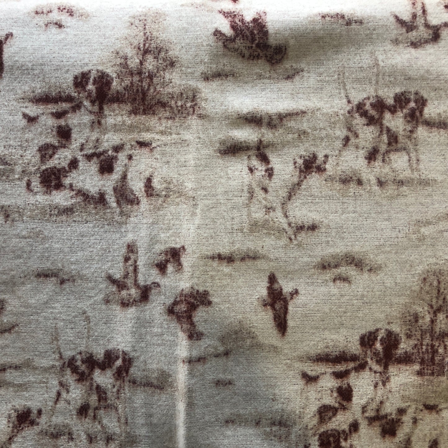 Hunting Dog and Bird Blanket - 60” x 48”