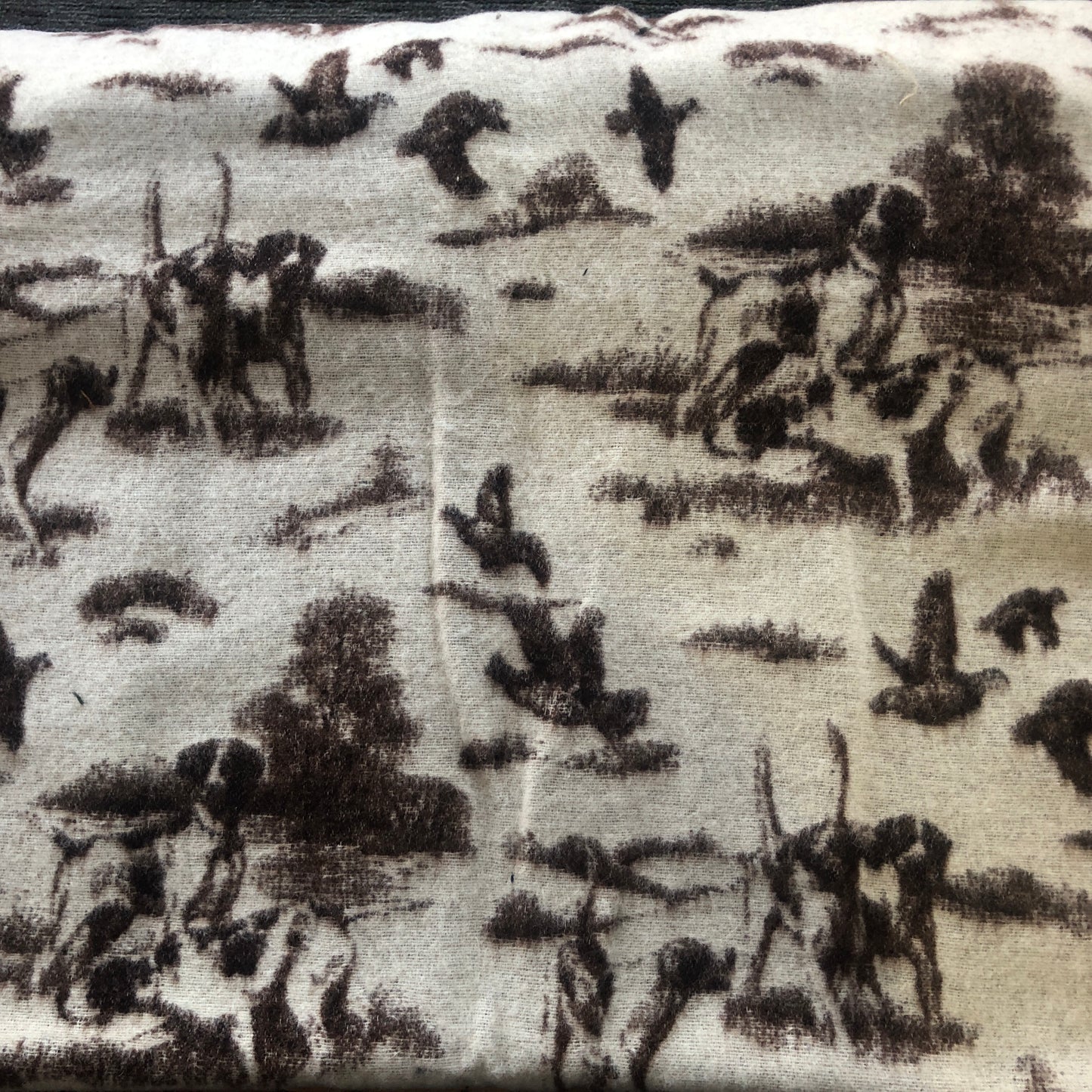Hunting Dog and Bird Blanket - 60” x 48”