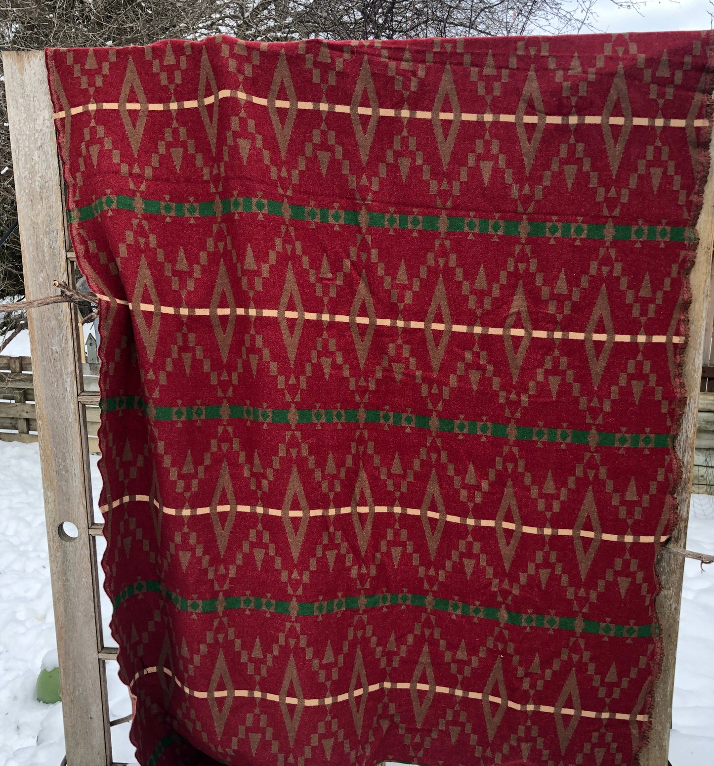 Native Wool Blanket 56” x 80”