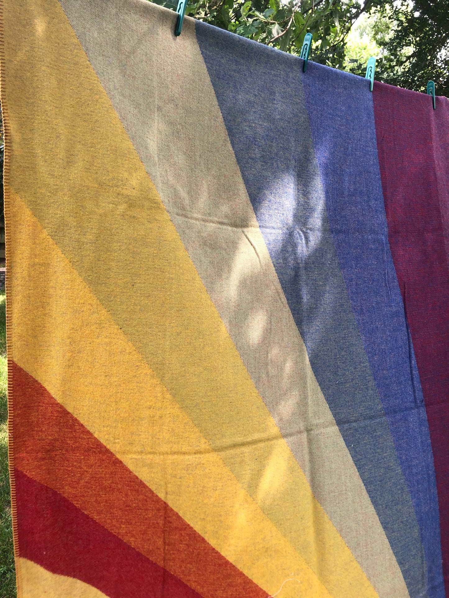 Funday Wool Blanket/Throw 48” x 64”