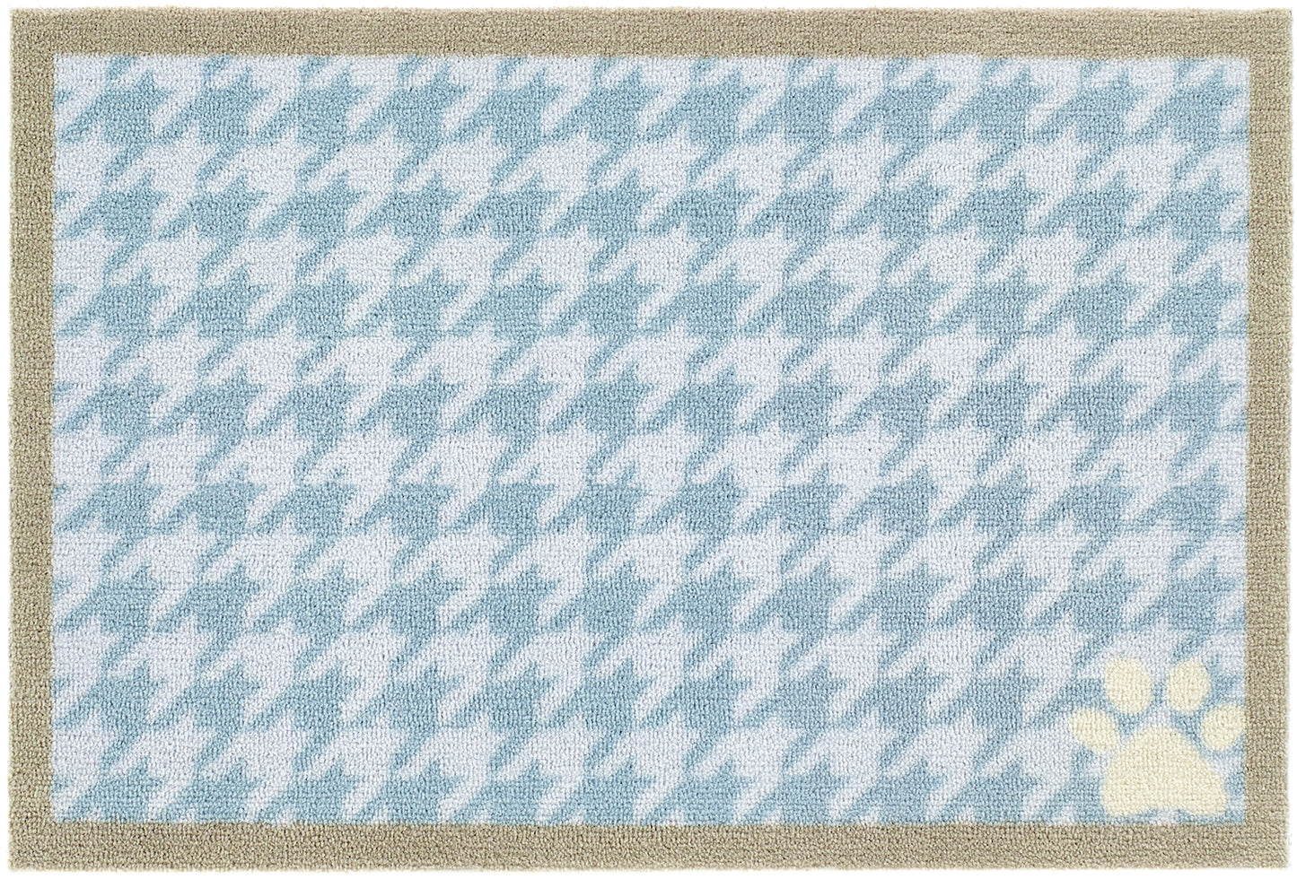 Dog Tooth Blue - 20" x 30"