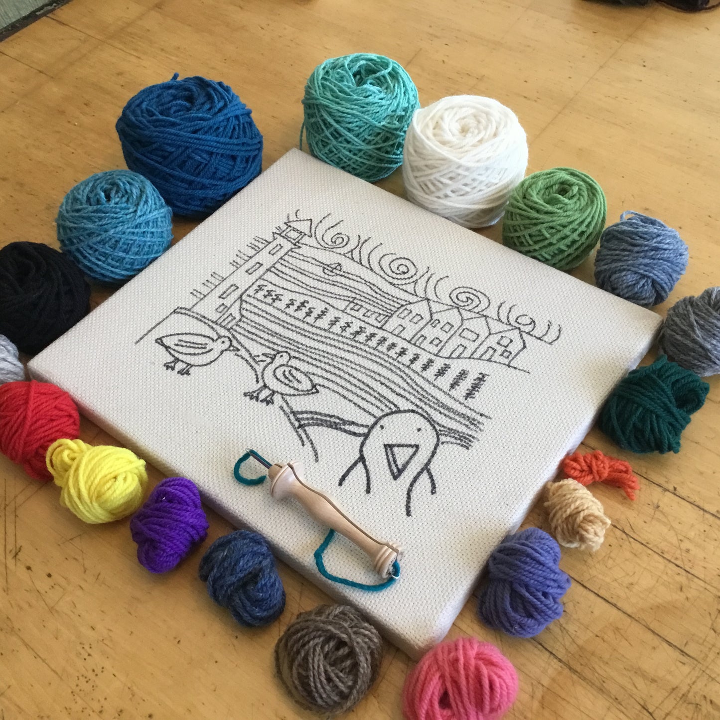 Punch Needle Kit - Gulliver by the Sea