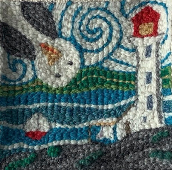 Punch Needle Kit - Gulliver by the Lighthouse