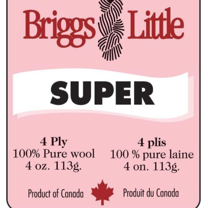 Briggs & Little 100% Wool Yarn, Super 4 Ply - 33 Colours