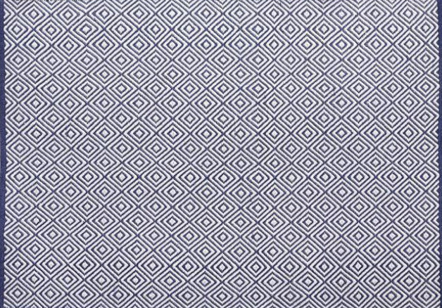 Hug Rug Woven Diamond Navy