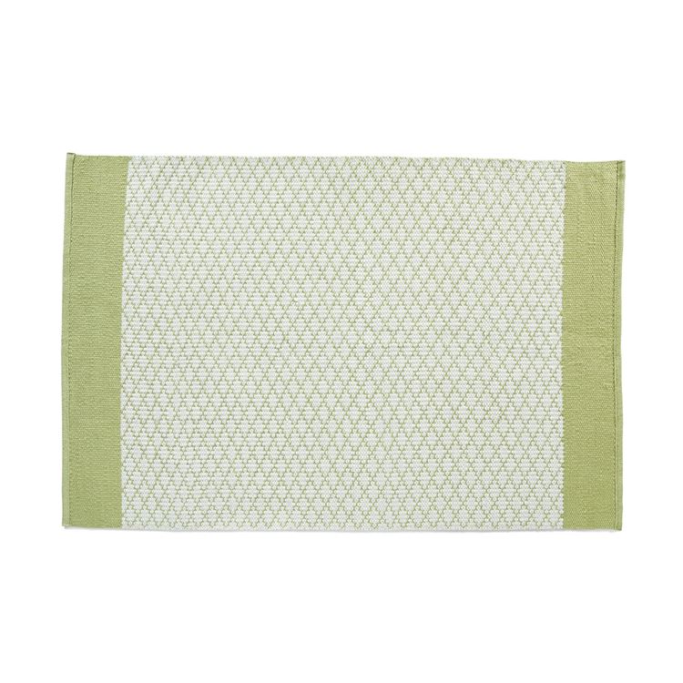 Hug Rug Woven Trellis Green
