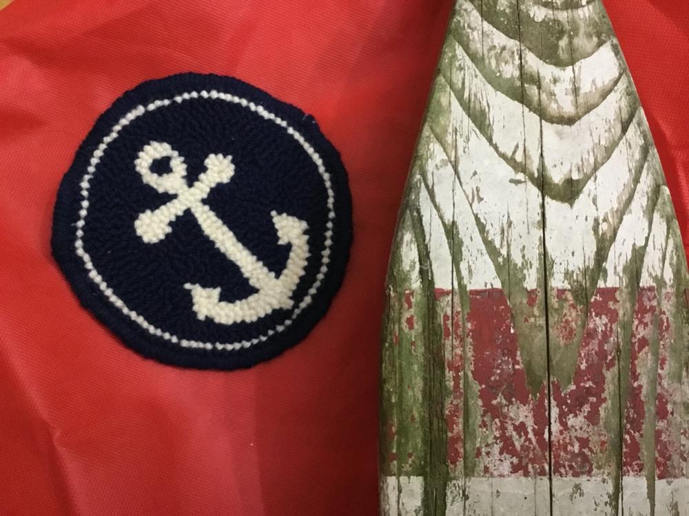 Anchor Mug Rug - Oxford Punch Needle Kit
