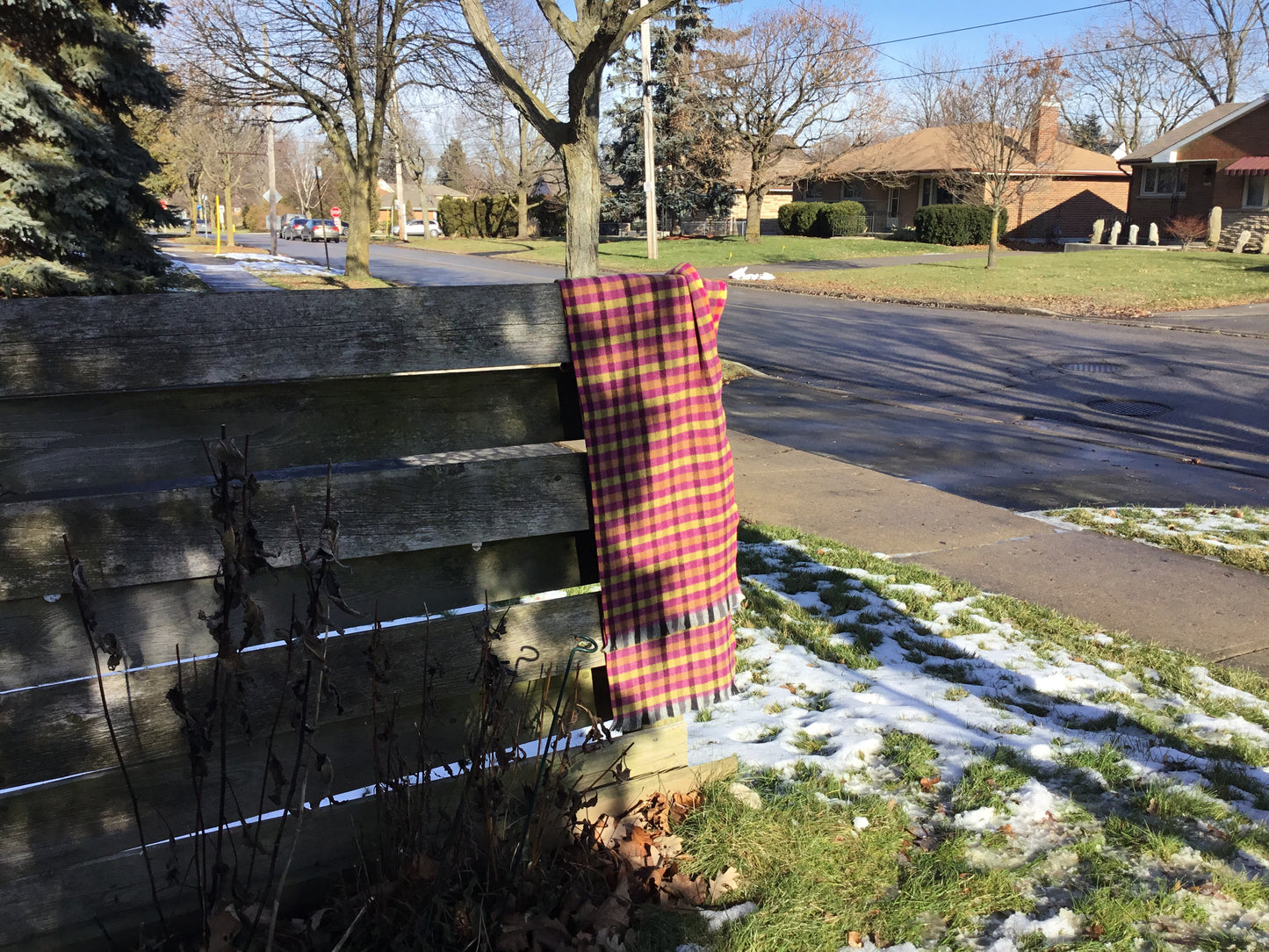 Vintage Wool Scarf - Valerie