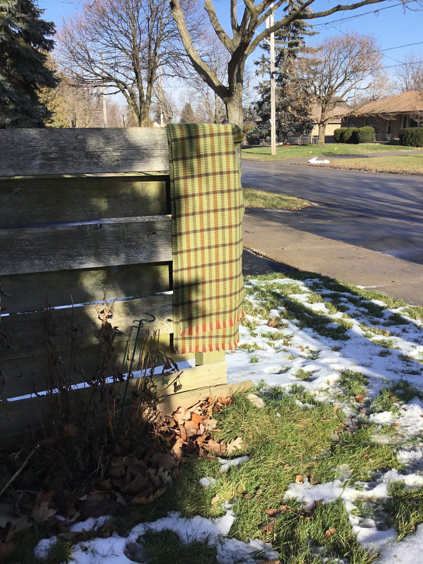 Vintage Wool Scarf - Kenneth