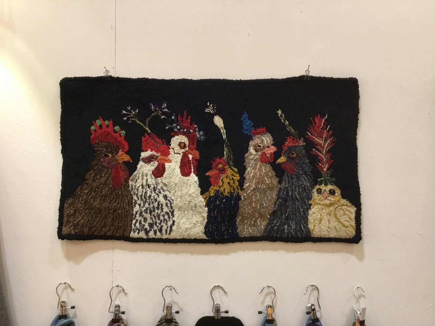 Chicken Party - Punched Rug