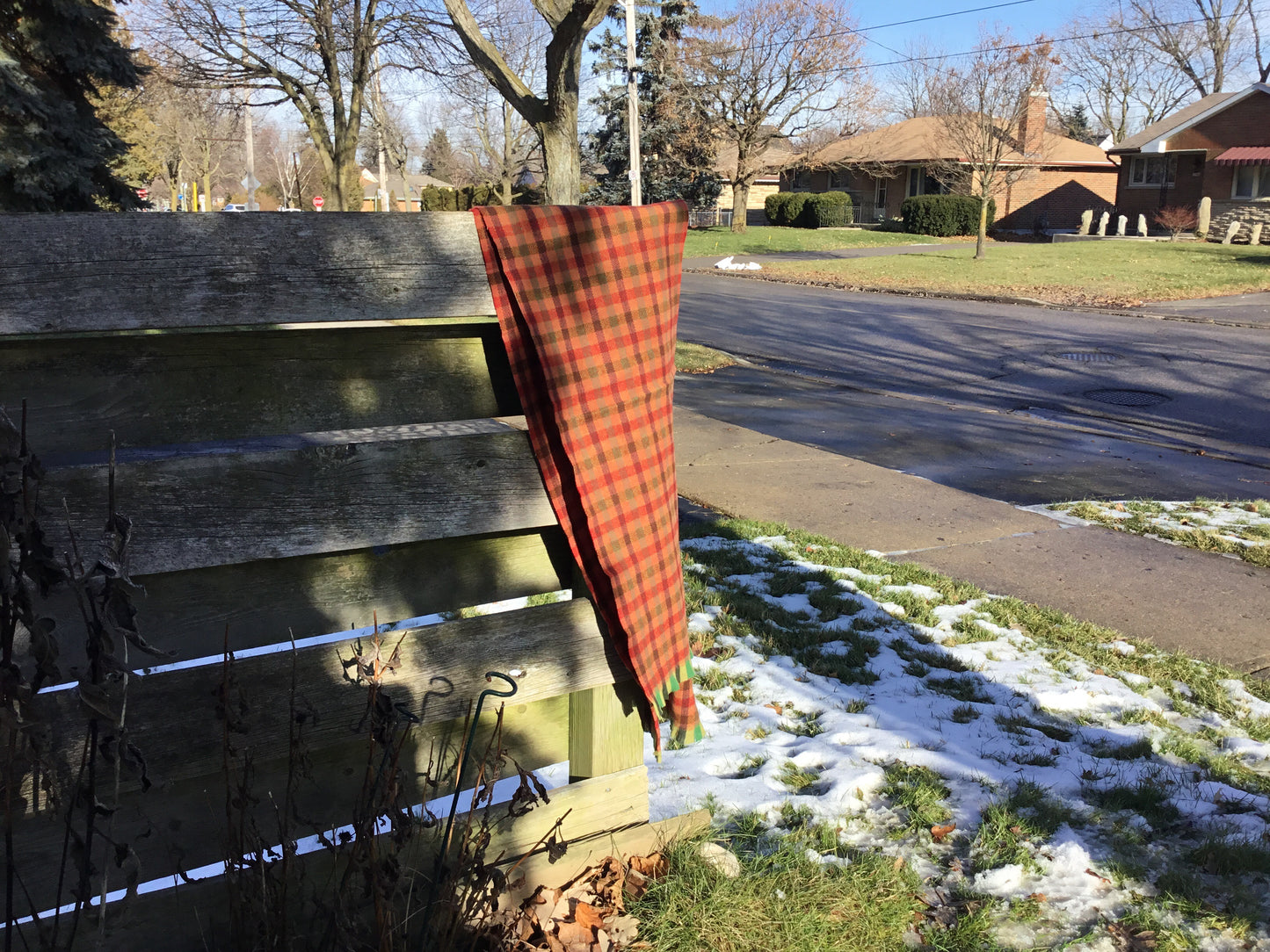 Vintage Wool Scarf - Doreen