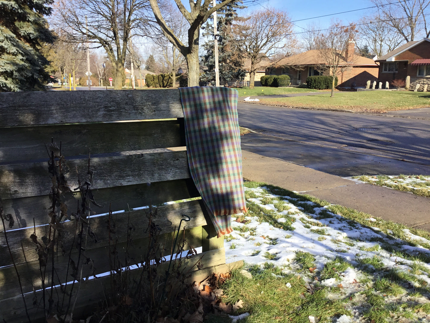 Vintage Wool Scarf - Calvin