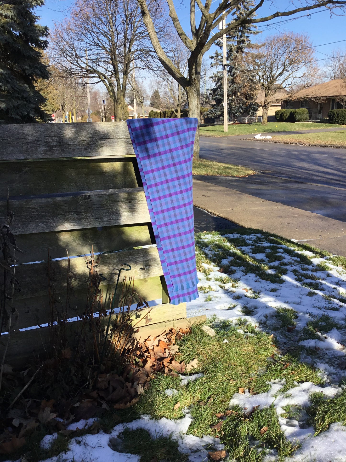 Vintage Wool Scarf - Eileen
