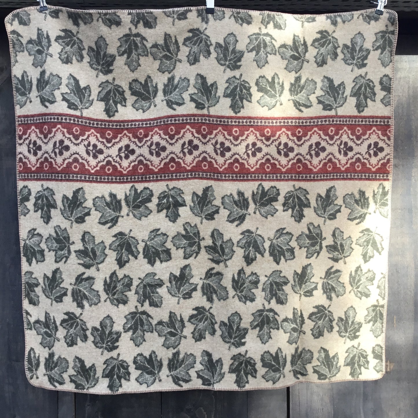 Green Leaves Throw 44” x 44”