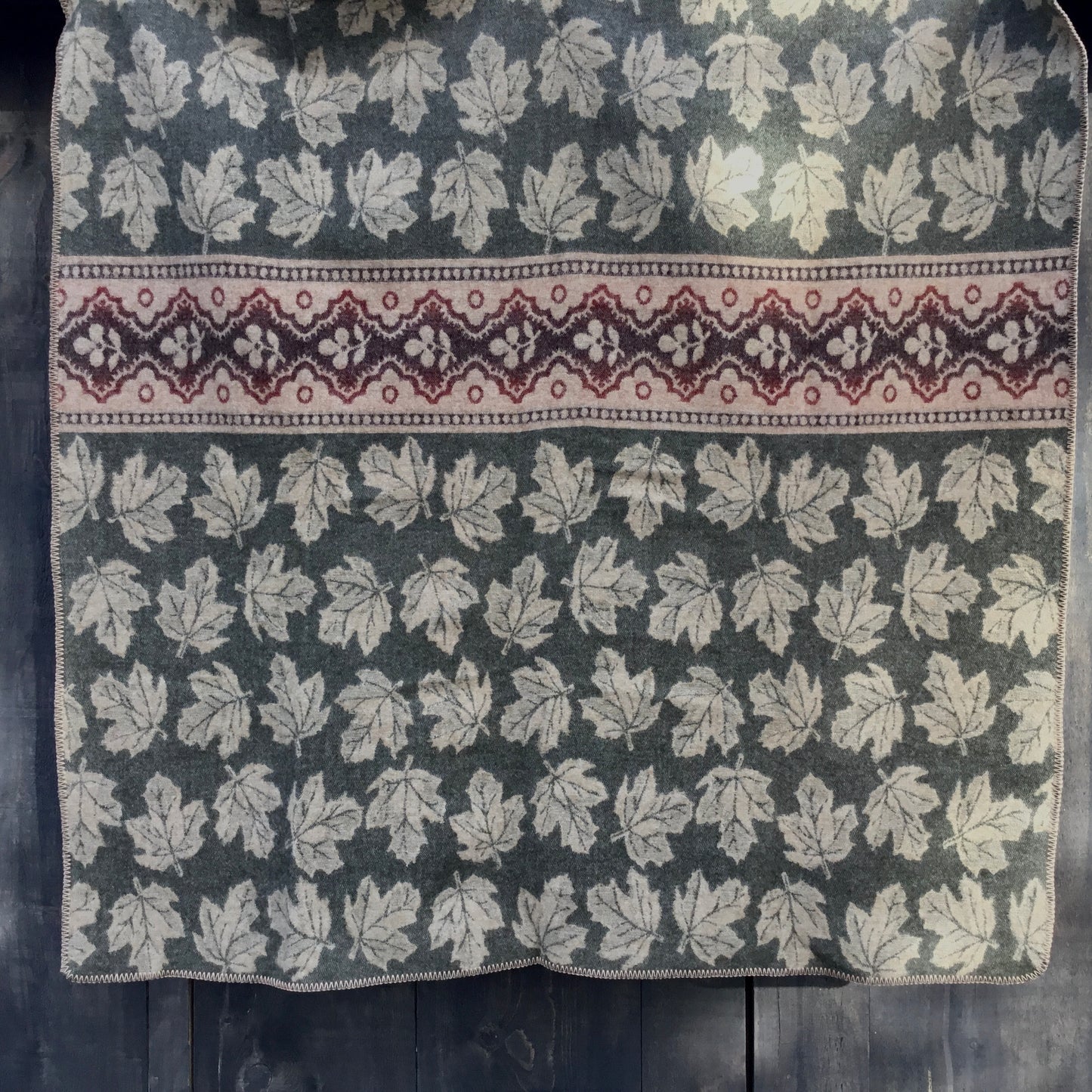 Green Leaves Throw 44” x 44”