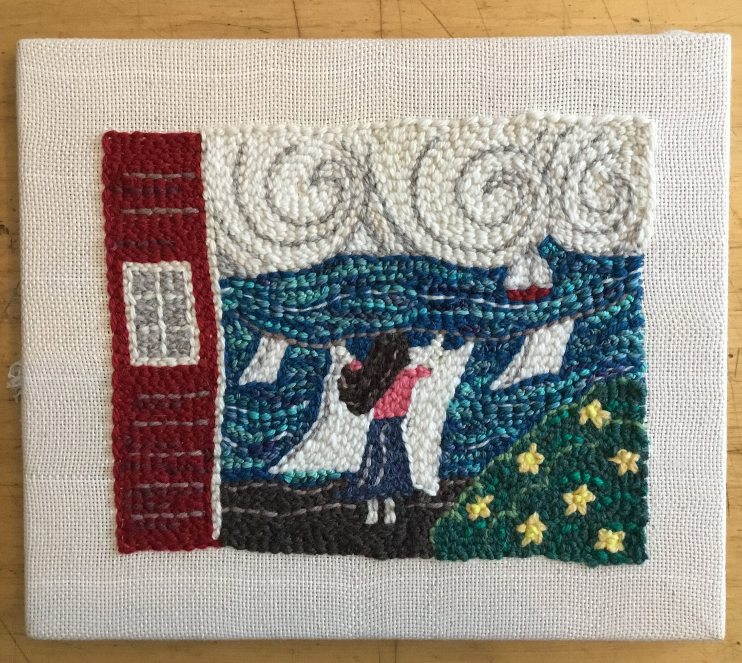 Punch Needle Kit - Early Morning Laundry