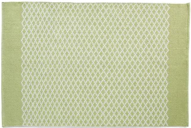 Hug Rug Woven Trellis Green