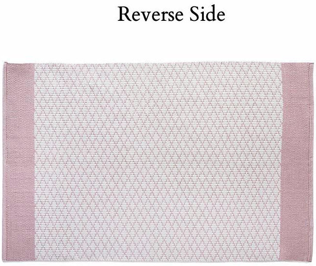 Hug Rug Woven Trellis Rose