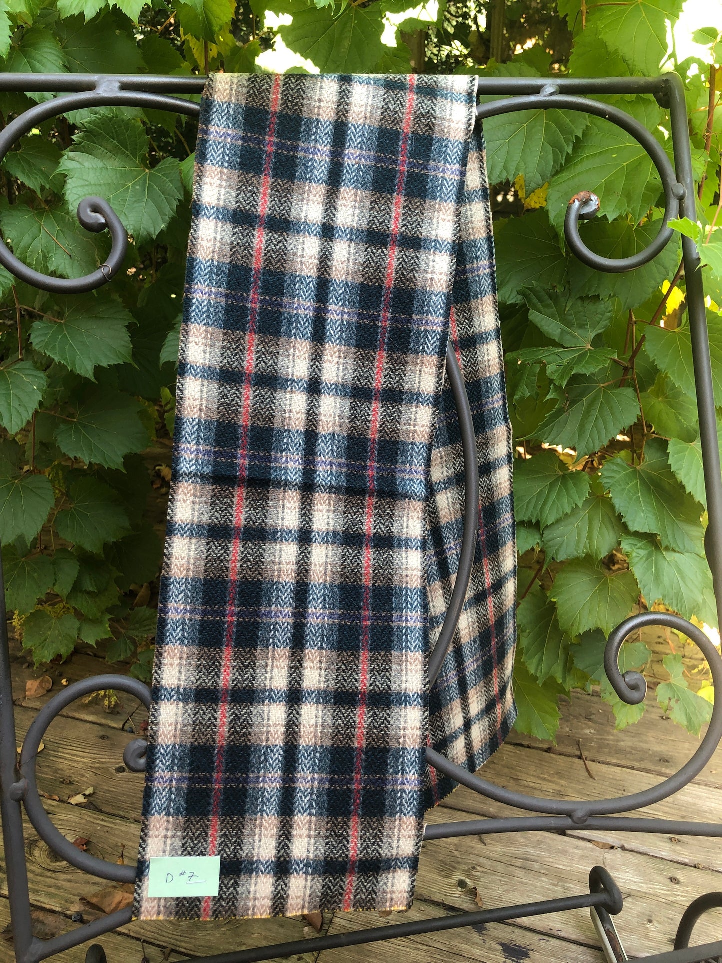 Wool Plaid Pieces - Long