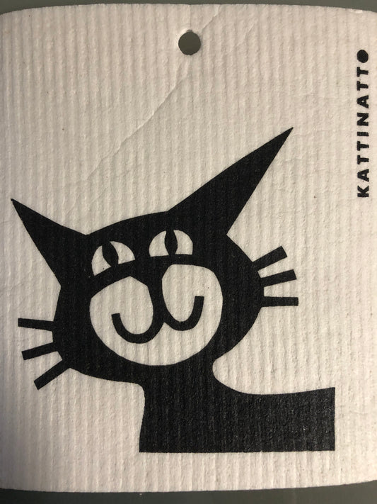 Swedish Dish Cloth - Cat