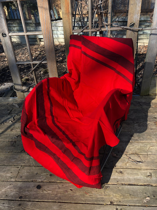 Red Throw 50” x 60”