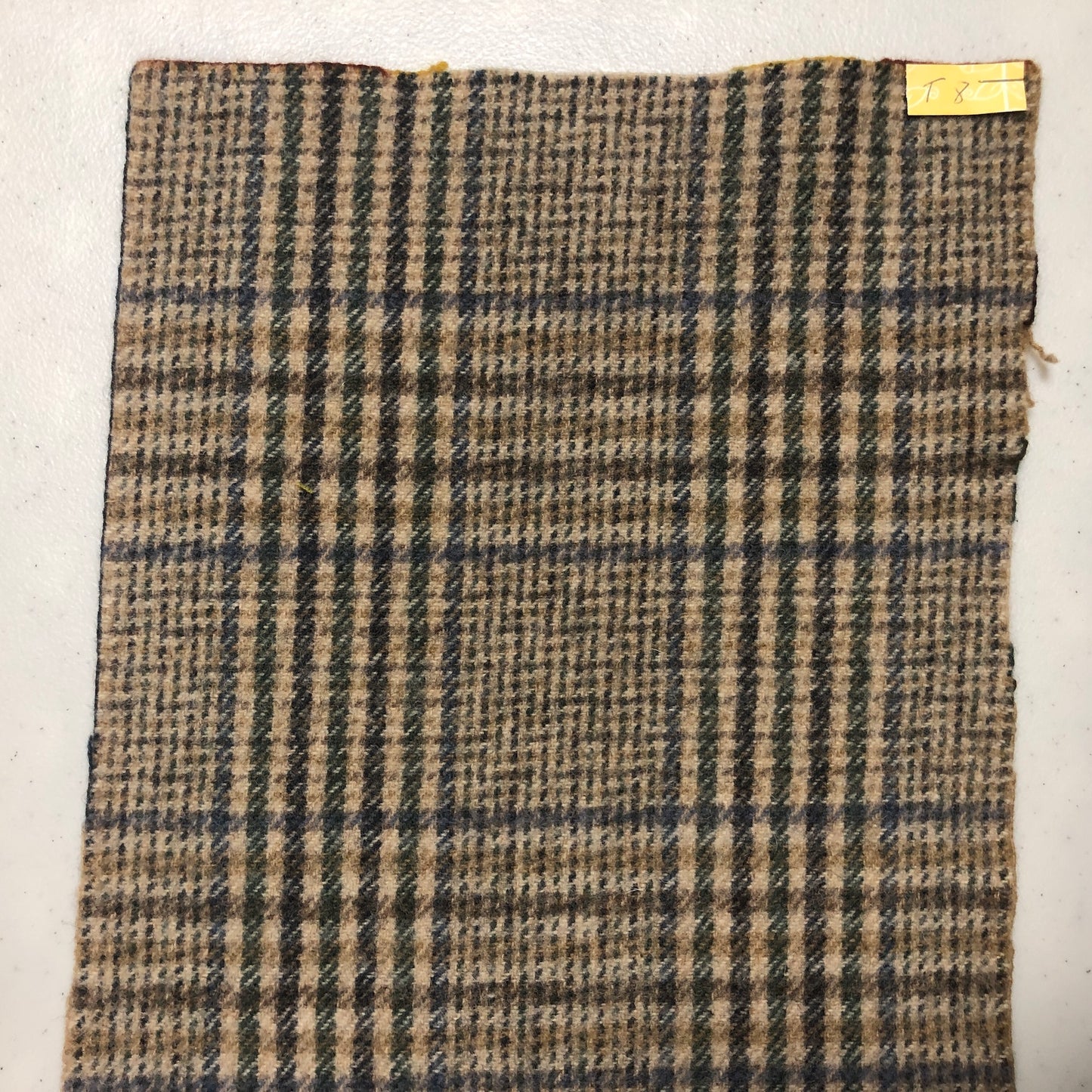 Wool Brown Pieces 10 x 18 inches