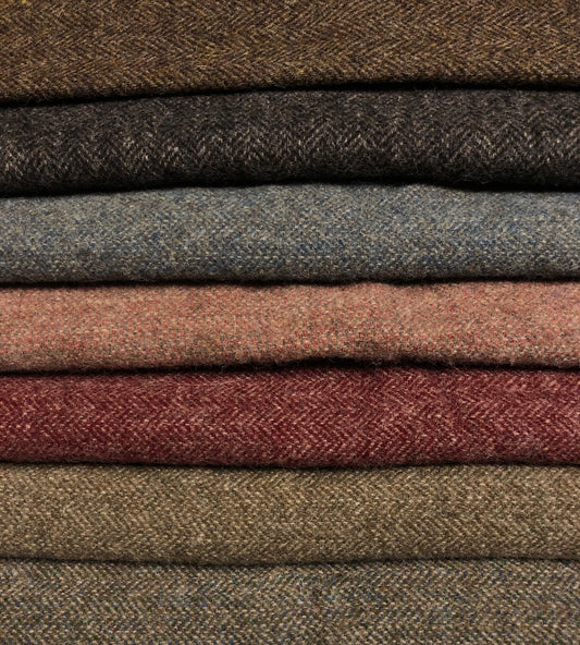 Wool Fabric  - Tweed Bundle - 7 colours
