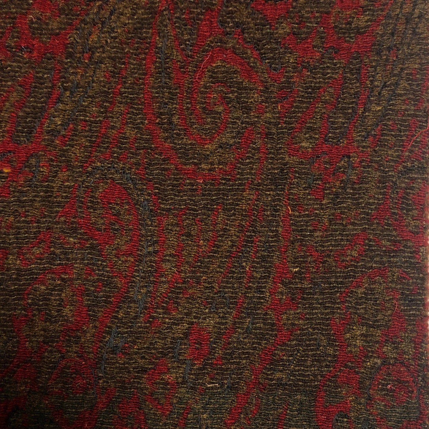 Brown Red Upholstery Fabric