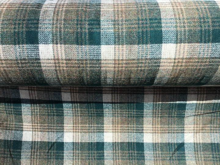 Tartan plaid upholstery fabric by hot sale the yard