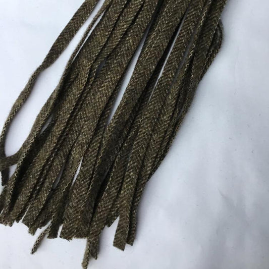 Wool Fabric Worms - Brown Tweed