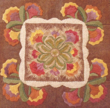 Punch Needle Embroidery - "Colors of Coxcomb" Pattern