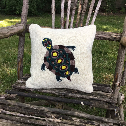 Turtle  Pillow Kit - Oxford Punch