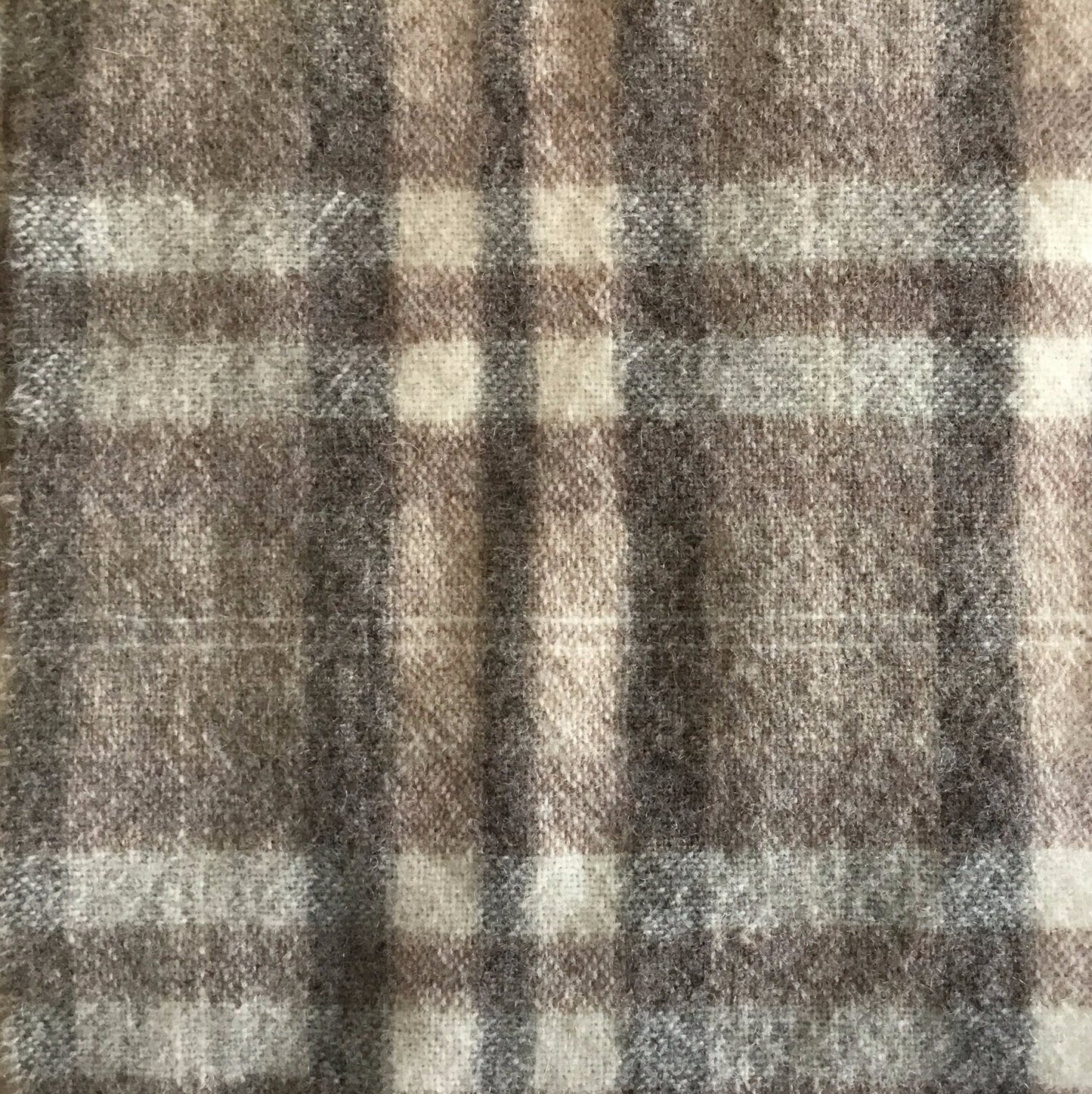 Wool Fabric - Dornan Grey Plaid