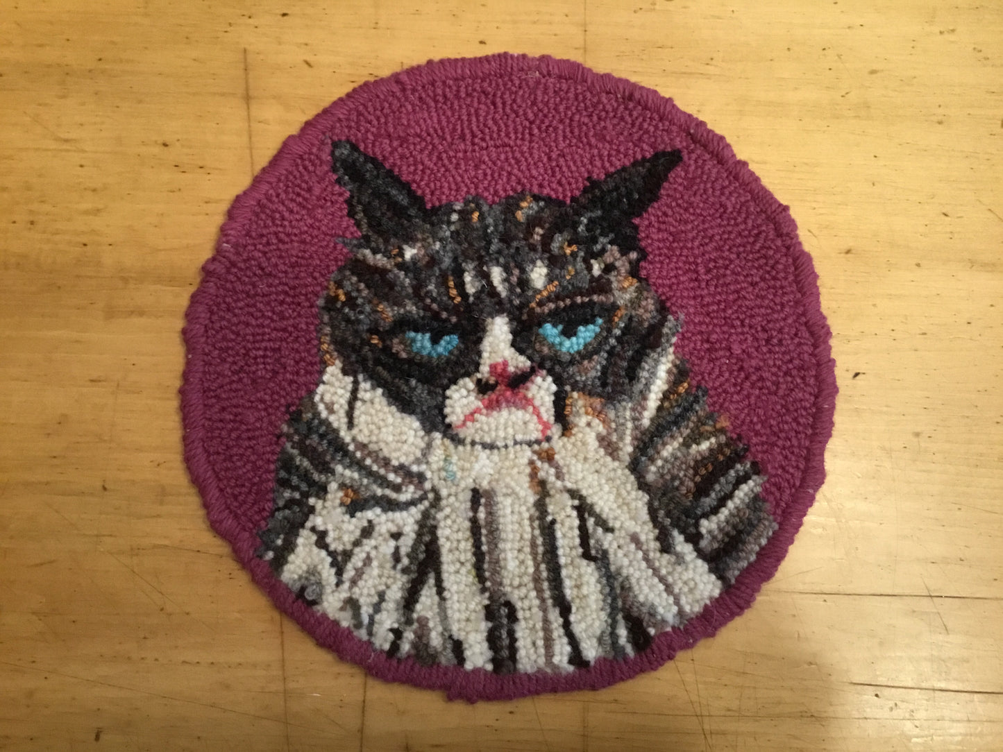 Grumpy Cat - Punched Rug