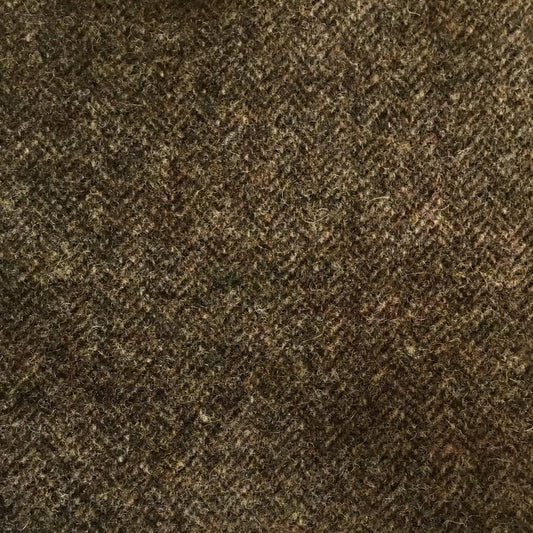 Wool Fabric  - Brown Tweed