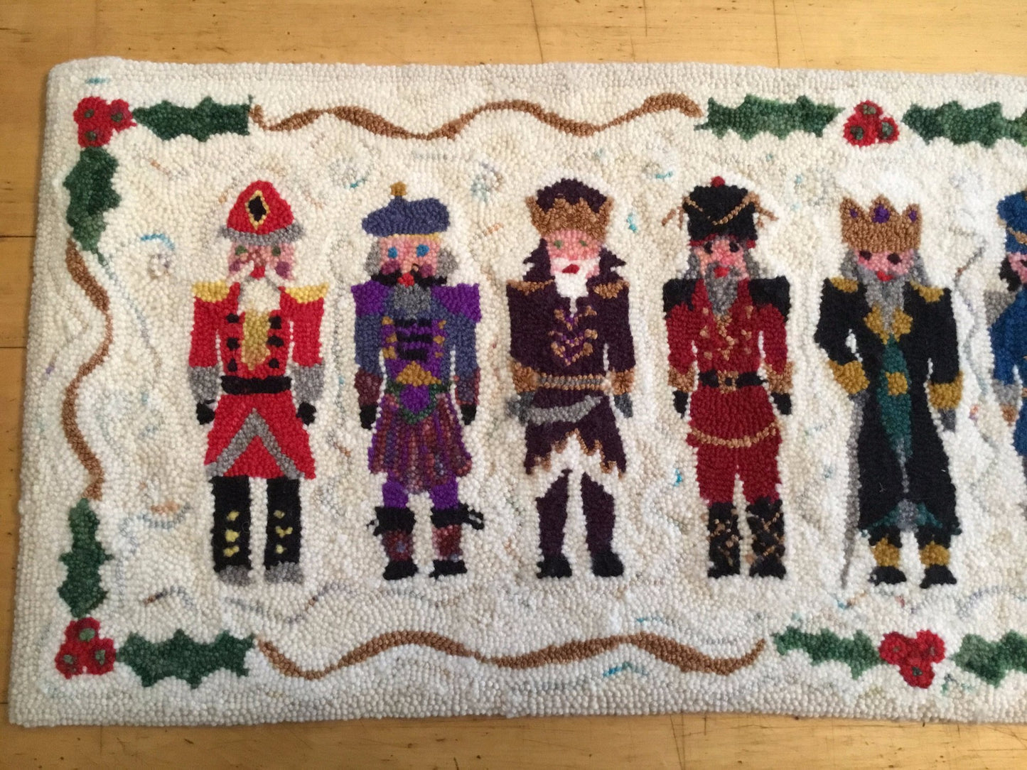 9 Nutcrackers - Punched Rug