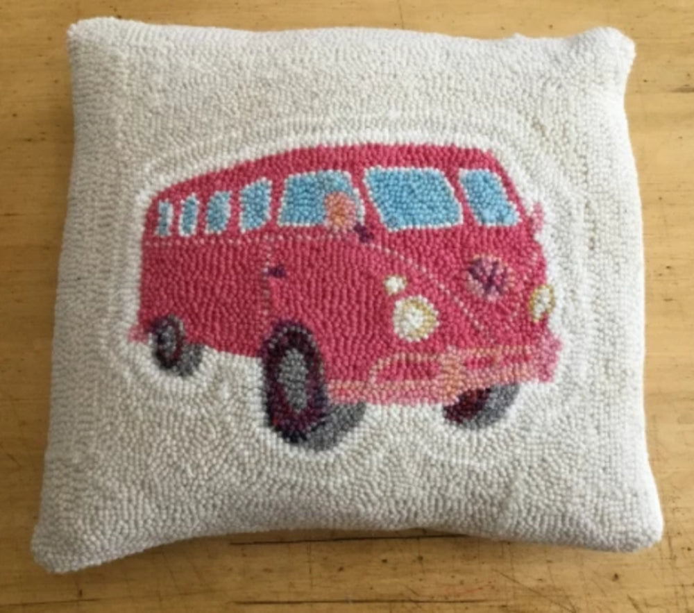 VW Rug Punched Pillow